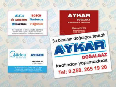 Kurumsal kimlik çalışmaları kapsamında Kartvizit Çalışmaları